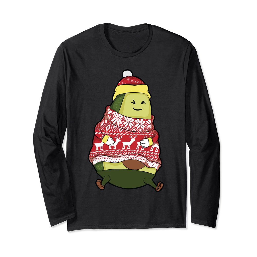 Avocado Ugly Christmas Sweater Shirt | Cool Fruit Lover Gift