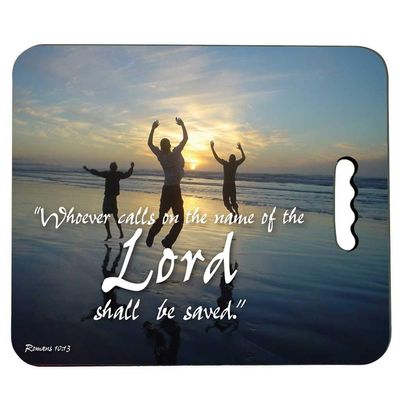VictoryStore Church Cushions - Great for Church Bench Cushion and Church Kneeler Cushion Set of 2 (Romans 10:13)