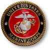 U.S. Marine Corps Hiking Stick Medallion view 1