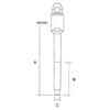 Nautos STA-LOK Long Stud (INCH) - Provides Instant Repair Anywhere (3/16" - 5/16") view 2