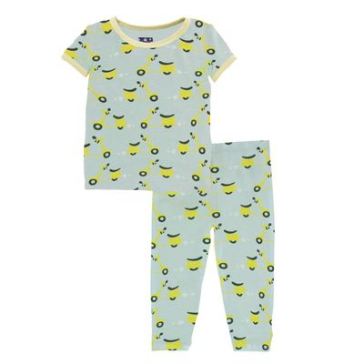 Kic Kee Pants Print Short Sleeve Pajama Set