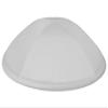 A1 Skullcap Deluxe Satin Fabric Kippot Single or Bulk Kippah Optional Custom Imprinting Inside for Your Speacial Event  White view 1