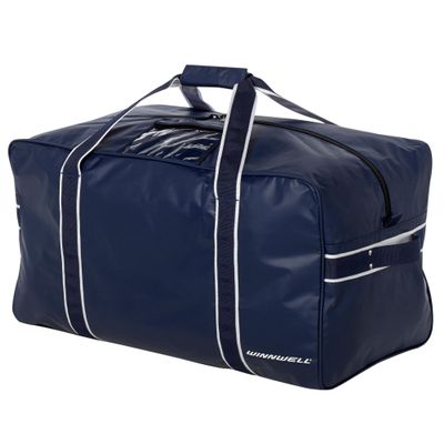 Winnwell Classic Team Hockey Bag - Durable Ice Hockey Bags for Equipment & Accessories - Sports Equipment Gear Bag Best For Ringette, Ice Skating, & Hockey Goalie Gear (Junior)