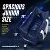Winnwell Classic Team Hockey Bag - Durable Ice Hockey Bags for Equipment & Accessories - Sports Equipment Gear Bag Best For Ringette, Ice Skating, & Hockey Goalie Gear (Junior) view 3