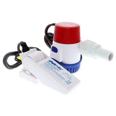 Rule Industries 24DA-35A 360 Bilge Pump with Switch, Black