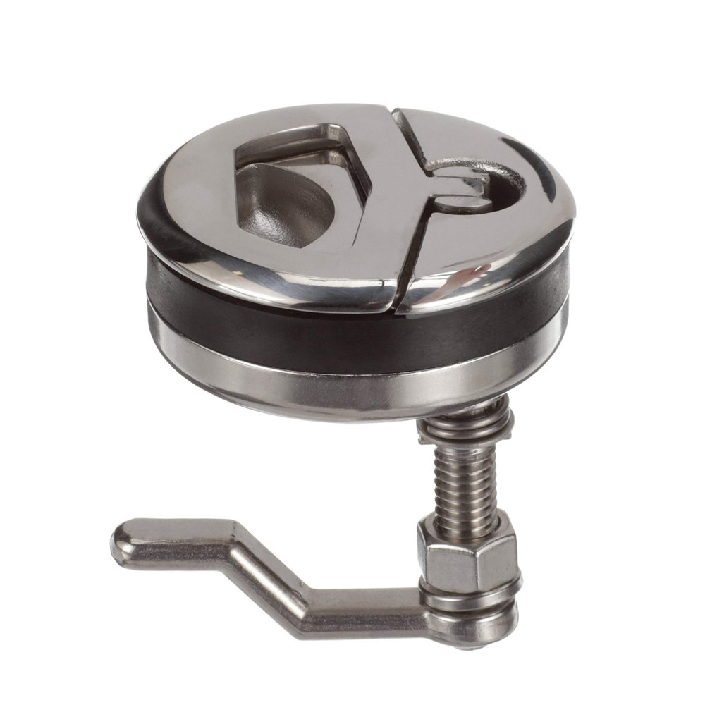 Seachoice Non-Locking Grand Compression Latch, 316 Stainless Steel, Square 2 in, Watertight, One Size, Polished