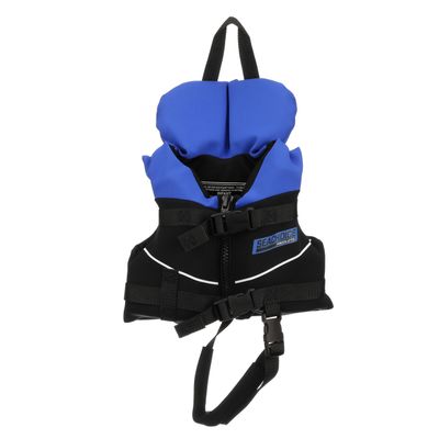 Seachoice Neoprene Multi-Sport Vest, Blue/Black, Infant Size Up to 30 Lbs., Coast Guard Type II