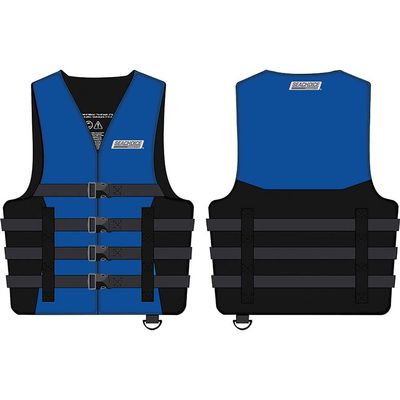 SEACHOICE 4-Belt Ski Vest (Color: Blue, Size: 3XL/4XL)