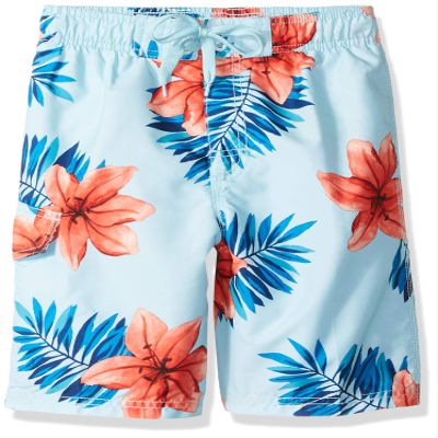 Kanu Surf Boys' Big YOLO Quick Dry UPF 50+ Beach Swim Trunk, Kala Blue, 8