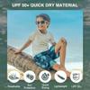 Kanu Surf Little Boys Specter Quick Dry Beach Swim Trunk, Pina Navy, Large (7) view 2