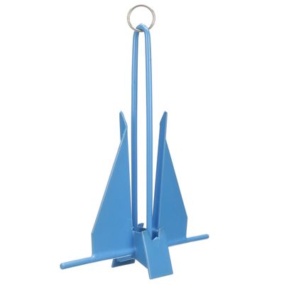 SEACHOICE 41724 Utility Anchor  PVC Coated  8 Pounds  Blue  for Boats up to 24 Feet