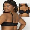 Fruit of the Loom Women's 2-Pack T-Shirt Bra, Sand/black, 34A view 3