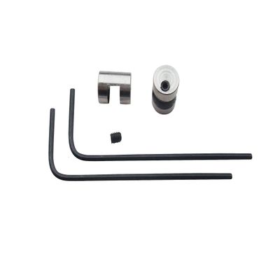 5Afashion Thumb Stud Construction 0.35" x 0.28" Thumb Stud + Hex Wrench,Thumb bar pack of 2 sets (stainless steel)