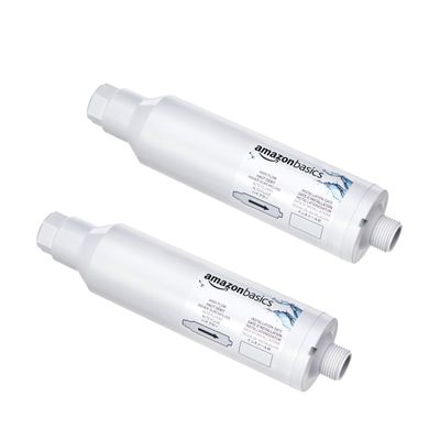 Amazon Basics Inline Water Filter, 2 Pack, without hose