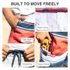 Kanu Surf Big Boys Barracuda Quick Dry Beach Swim Trunk, Avalon Navy/Red, Small (8) view 3