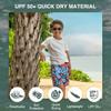 Kanu Surf Toddler Boys Reflection Quick Dry Beach Swim Trunk, Vacay Blue, 3T view 2