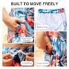 Kanu Surf Toddler Boys Reflection Quick Dry Beach Swim Trunk, Vacay Blue, 3T view 3