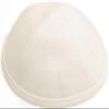 A1 Skullcap Linen Fabric Kippot Single or Bulk Kippah Optional Custom Imprinting Inside for Your Speacial Event  Ivory view 1