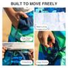Kanu Surf Big Boys Viper Quick Dry Beach Swim Trunk, Surf Camo Blue/Green, Small (8) view 3
