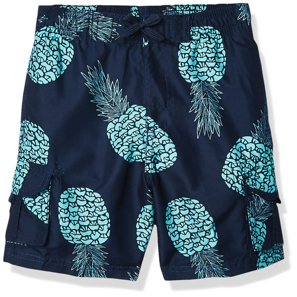 Kanu Surf Big Boys Specter Quick Dry Beach Swim Trunk, Pina Navy, Large (14/16)