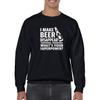 Crazy Bros Tees I Make Beer Disappear, Whats Your Superpower? Beer Lover - Drinking Tee - Funny Crewneck Sweater (X-Large, Black) view 1