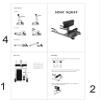 X-Factor Sissy Squat - Push Ab Ab Dip Workout Fitness Gym 3-in-1 Sit Up Machine view 4