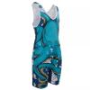 KO Sports Gear Unisex Wrestling Singlet for Adult Wrestlers - Wrestling Singlet for Men & Women - Bold Durable Uniform, Stretchy Breathable Material - Octopus, Adult Large view 2