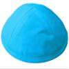 A1 Skullcap Raw Silk Fabric Kippot Single or Bulk Kippah Optional Custom Imprinting Inside for Your Speacial Event  Turquoise view 1