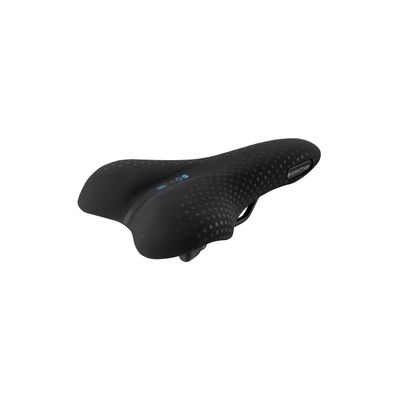 Selle San Marco Unisex  Adults Bioactive Trekking Gel Saddle, Black Suede, S