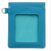 CONCISE Envelope Card Holder, Pass Case, Leather, Lacine, Turquoise Blue view 1