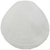 A1 Skullcap Linen Fabric Kippot Single or Bulk Kippah Optional Custom Imprinting Inside for Your Speacial Event  Grey view 1