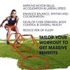Yes4All Hexagonal Agility Speed Rings with Carrying Bag  Agility Hurdles for Agility Footwork Training (Set of 6 Rings) view 4