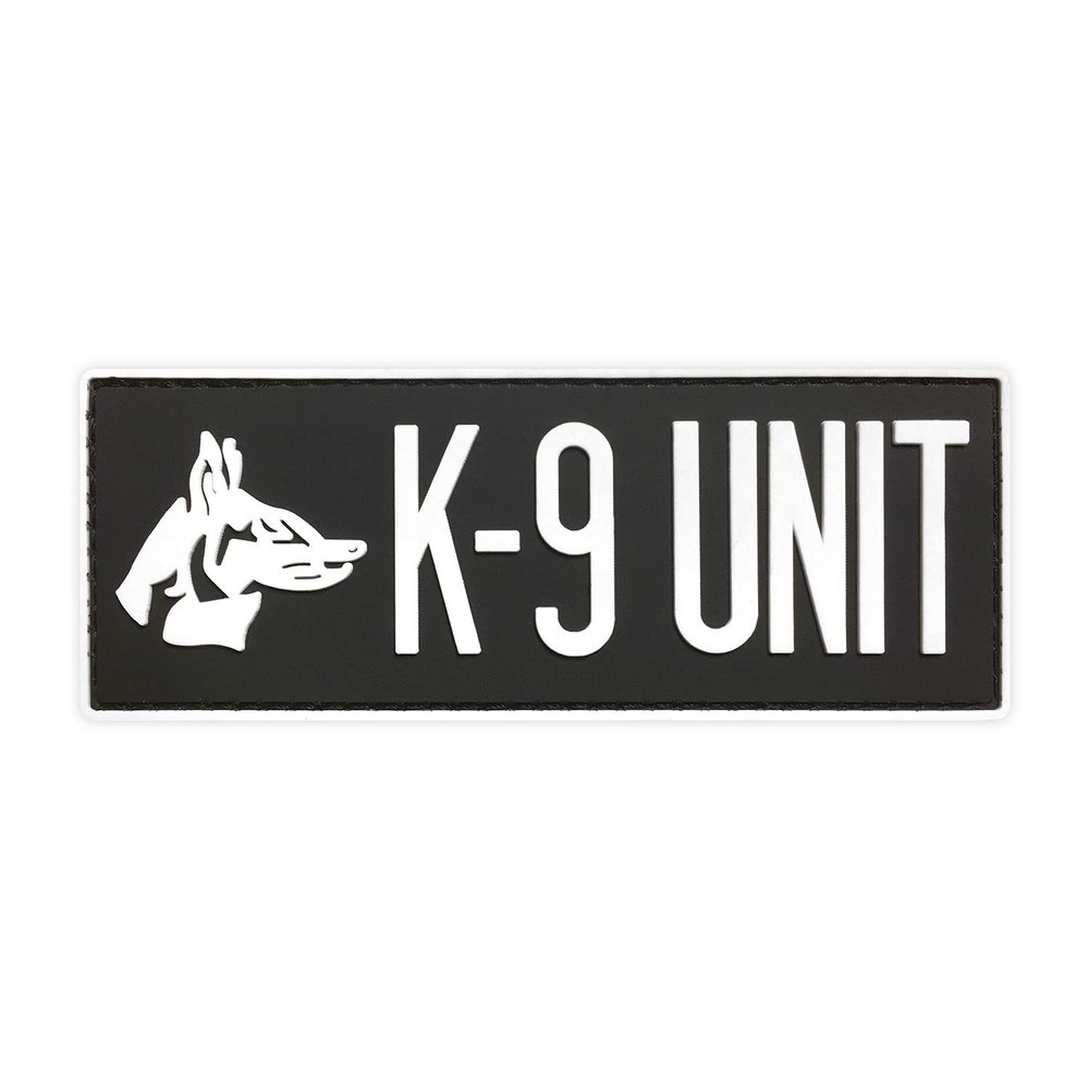Morton Home K-9 Unit 3D PVC Rubber Tactical Morale Badge Patches