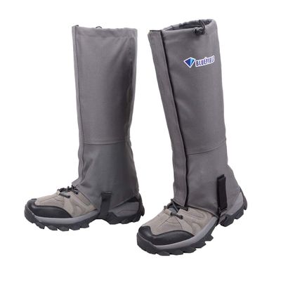 Azarxis Hiking Gaiters for Outdoor Camping Running Walking Backpacking Women Men Ankle Leg Guard Boot Legging Cover Snow Lightweight Waterproof Durable Wrap Mountain Hunting Climbing (Dark Grey, XL)