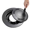 Captain Stagg (CAPTAIN STAG) Grilled Meat Plate Round Grill Plate 33cm 4-Layer with Marble Coating Gas fire only Hook Handle UG-1564 view 2