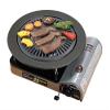 Captain Stagg (CAPTAIN STAG) Grilled Meat Plate Round Grill Plate 33cm 4-Layer with Marble Coating Gas fire only Hook Handle UG-1564 view 3