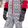 Arctix Kids Whiteout Insulated Ski Gloves, Charcoal, Medium view 3