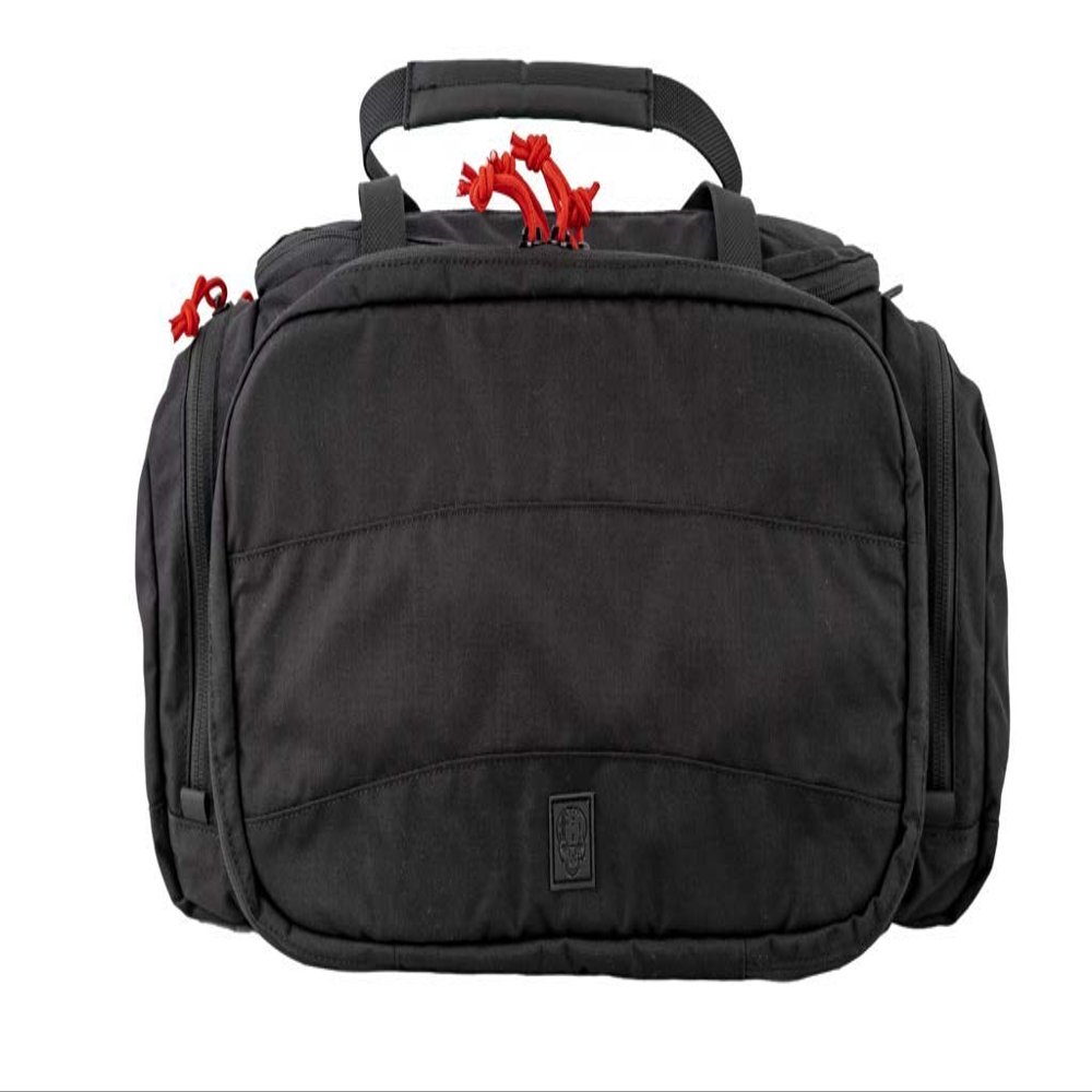Grey Ghost Gear GGG RANGE BAG BLACK W/RED ZIPPER PUL