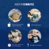 Backpacker's Pantry Fettuccini Alfredo with Chicken - Freeze Dried Backpacking & Camping Food - Emergency Food - 40 Grams of Protein - 6 Count view 4