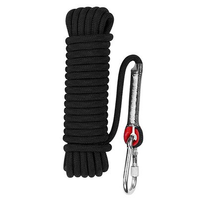 Aoneky 32ft 10mm Static Rope - Polyester Rope for Climbing, Rescue, Arborist Work, Camping & Towing, UV Resistan