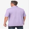 KingSize Men's Big & Tall Lightweight Jersey Polo - XL, Soft Purple view 2
