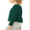 Bestisun Long Sleeve Yoga Shirts Open Back Workout Tops Backless Exercise Clothes for Women Loose Fit Deep Green S view 4