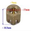 Boat Motor Propeller Prop Nut 369-64121-0 M 11-16147 16147 Compatible For Mercury Mercruiser Tohatsu Nissan Quicksilver Outboard 4-9.8HP 2/4-stroke Engine view 2