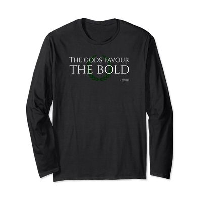 The Gods Favour The Bold Ovid Latin Quote Ancient Rome Shirt