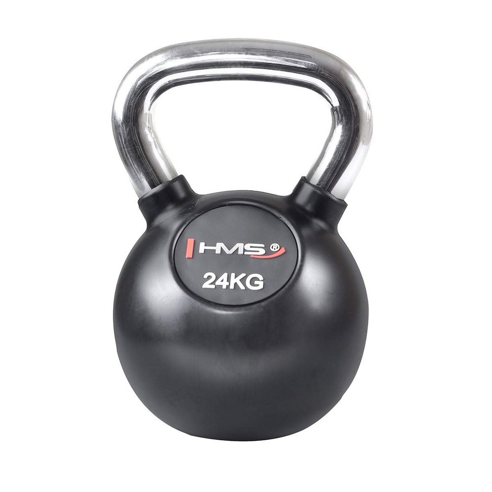 HMS Unisex's 17-64-057 5907695508796 CAST Iron Kettlebell, Black, One Size