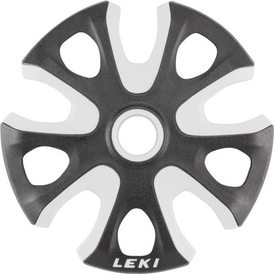 LEKI Big Mountain Basket - Replacement Ski Pole Powder Basket - Black/White