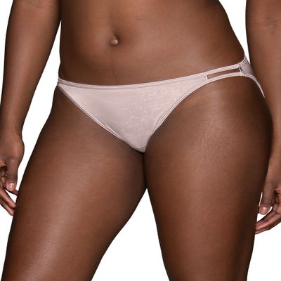 Vanity Fair Women's Illumination Bikini Panty 18108 Underwear, Quartz, X-Large/8