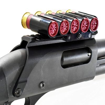 TRINITY Shell Holder Optics Base Mount for Remington 870 Shells Carrier Hunting Accessory Holder 12 Gauge Tactical Shell Pouch Ammo Shell Round slug Carrier Reload Single Rail Mount.
