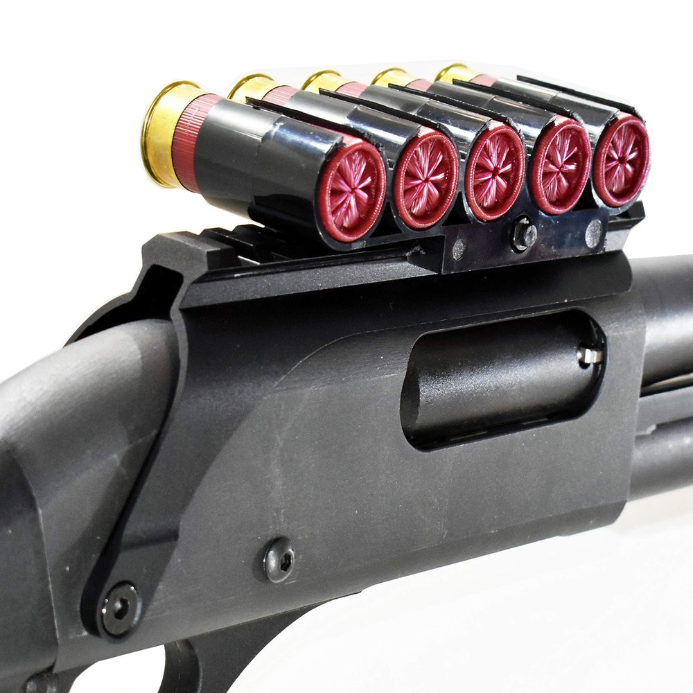 TRINITY Shell Holder Optics Base Mount for Remington 870 Shells Carrier Hunting Accessory Holder 12 Gauge Tactical Shell Pouch Ammo Shell Round slug Carrier Reload Single Rail Mount.