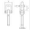 Nautos Sta-LOK Eye Toggle (3/4" - 1 1/8") view 3